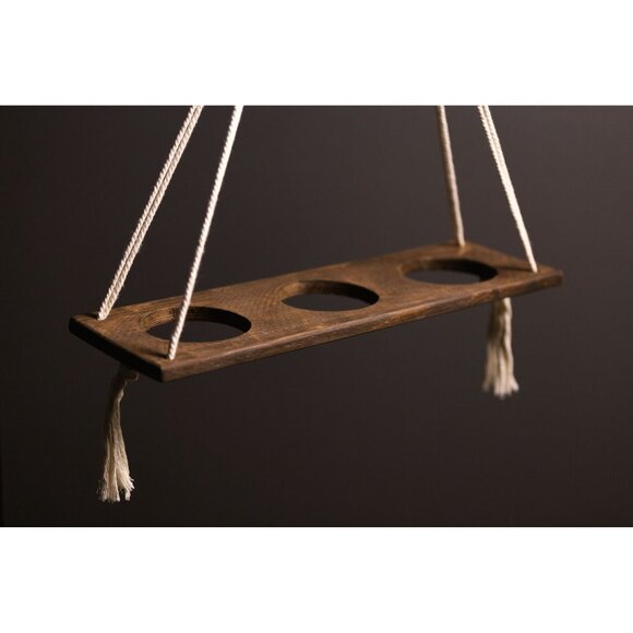 Macrame Shelf|Boho Wall Hanging Shelf|Handmade Home Decor|Boho Room Decor(ID513) - Picture 5 of 8